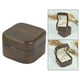 thumbnail image 2 of Caja De Anillo De Madera De Premium dor De Regalo Cuadrado Para Aniversario, 2 of 9