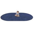 thumbnail image 6 of Home Floor Decorative Premium Polyester Endurance 6' X 9' Oval Area Rug - Midnight Sky, 6 of 6