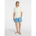 thumbnail image 2 of No Boundaries Men's & Big Men's Elastic Swim Trunks, 5" Inseam, Size S-5XL, 2 of 5