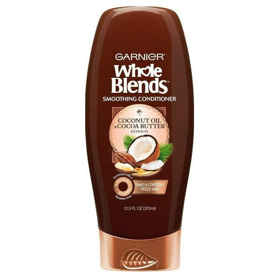 Garnier Whole Blends Smoothing Conditioner w/ Coconut Oil, 12.5oz, 3-Pack