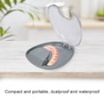 thumbnail image 4 of Orthodontic Retainer Container, Orthodontic Retainer Case Denture Container  For Denture  For Retainer Gris, 4 of 8