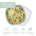 thumbnail image 3 of Bentgo Prep - 1-Compartment Bowls with Custom Fit Lids - Reusable, Microwaveable, Durable, & BPA-Free, Freezer and Dishwasher Safe Meal Prep Food Storage - 10 Bowls & 10 Lids (Sage Leaf Glitter), 3 of 6