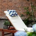 thumbnail image 6 of Pool Pillows for Lounge Chairs, Chaise Lounge Head Resting Pillows, Decorative Oudoor Patio Pillow with Insert & Adjustable Elastic Stripe for Recliner,Beach Chair,Office Chair Neck, 6 of 7