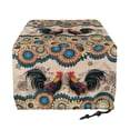 thumbnail image 2 of TSOVTHRID Boho Rooster Chicken Flower Print 4 Slice Toaster Covers Dust-proof Kitchen Small Appliance Covers Anti-scratch Toaster Oven Protector, 2 of 8