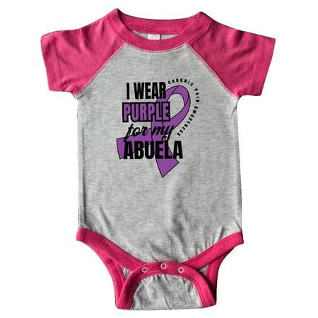 

Inktastic Chronic Pain I Wear Purple For My Abuela Gift Baby Boy or Baby Girl Bodysuit
