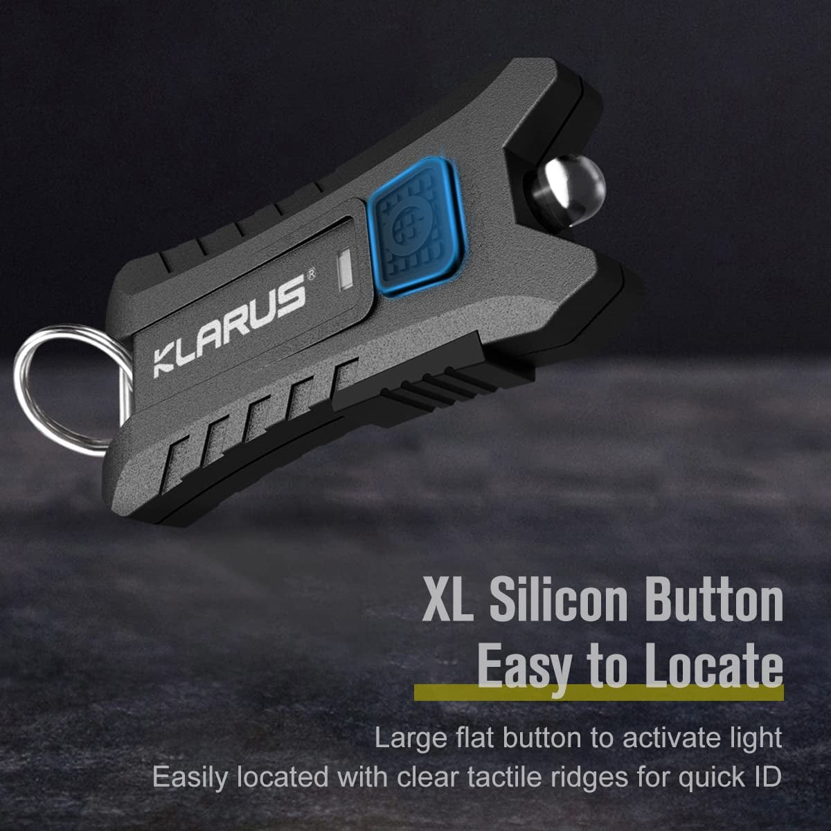 KLARUS Mi2 Mini LED Keychain Light Flashlights Rechargeable 40 Lumens EDC  Flash Light