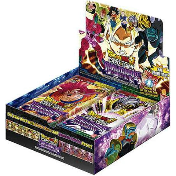 Dragon Ball Super Collectible Card Game Series 8 Malicious Machinations Booster Box (24 Packs)