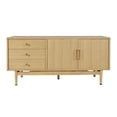 thumbnail image 4 of Jofran Olson 57" Mid-Century Modern Scandinavian Console TV Stand Storage Cabinet, 4 of 20