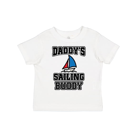 Inktastic Daddy Sailing Buddy Sailboat Boys or Girls Toddler T-Shirt