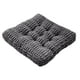 thumbnail image 2 of mfyjkho Cojín de pana para silla de oficina, tatami o suelo, espuma viscoelástica, algodón, 40 x 40 cm (15,75 x 15,75 pulgadas), 1 unidad, 2 of 7