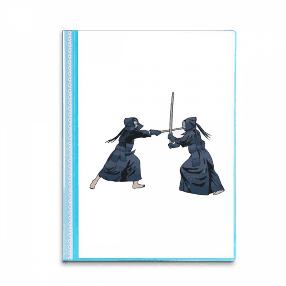 Colorful Reality Kendo Fistfight Japan Book Sheet Protectors Portfolio Binder Folder