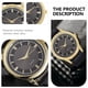 thumbnail image 3 of 1 PC Hombres Relojes Casual WristWatches Strap de cuero Ver Marido Verifico Regalo, 3 of 7