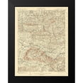 thumbnail image 2 of USGS 15x18 Black Modern Framed Museum Art Print Titled - Wernersville Pennsylvania Quad - USGS 1902, 2 of 5