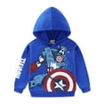 thumbnail image 2 of Marvel Captain America Pullover Hoodie and Pants Set (Boys), 2 Piece Set, Sizes 3T-10, 2 of 7