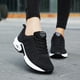 thumbnail image 5 of Zapatos Mocasines casuales unisex Suaves con cordones Planos Accesorios para exteriores (36 ) Negro, 5 of 9