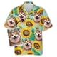 thumbnail image 5 of Lindas camisetas con gráficos de perros para hombres, ropa con estampado 3D, camisas hawaianas de playa, camisetas de manga corta Y2K, ropa vintage, blusa con solapa, 5 of 5