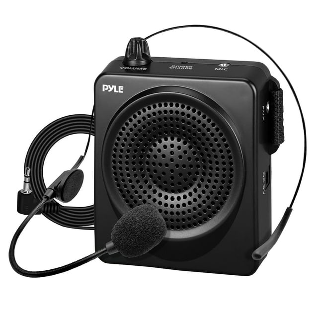 Altavoz PA portátil y amplificador de voz Pyle Compact 50W