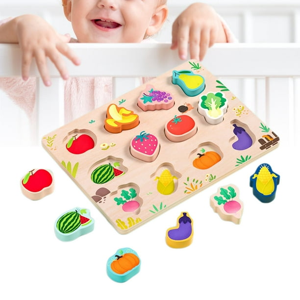 Puzzle personnalisé activité sensorielle jouet bébé en bois