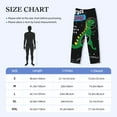 thumbnail image 4 of Lsque Space Dino Cartoon Black Print Men's Pajama Pants, Lounge Pant - Comfortable Home Wear,Elastic Waistband, Stylish Design-Large, 4 of 9