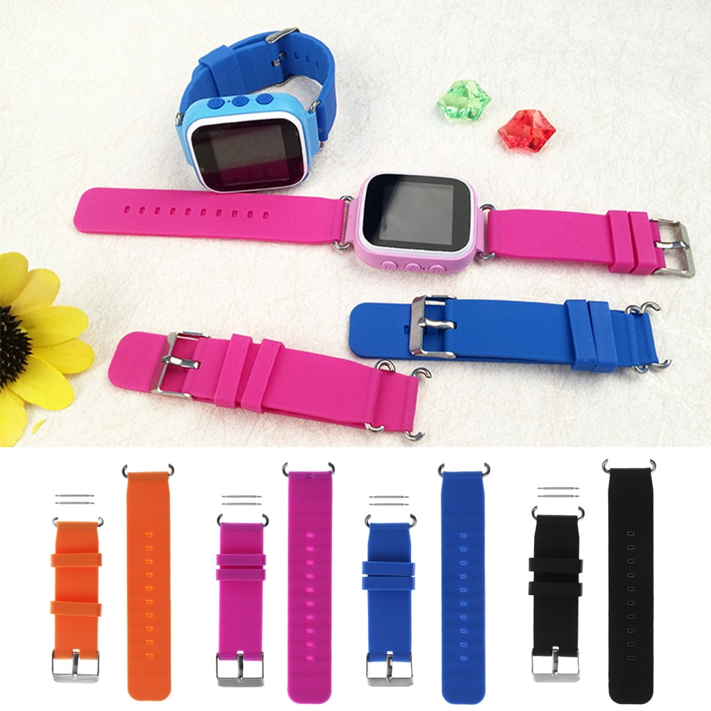 Kids Replacement Soft Silicone Wrist Band Watch Strap For Child s