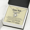 thumbnail image 3 of To My Fiancee Grateful Forever Necklace w Message Card, 3 of 20