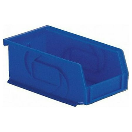 UPC: 0014239101216 | Lewisbins Hang and Stack Bin Blue PP 3 in PB74-3 Blue