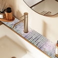 thumbnail image 2 of Yayeee Faucet Mat for Kitchen Sink 14.7" Diatomite Long Splash Guard Pad, Purple Deer, 2 Pack, 2 of 7
