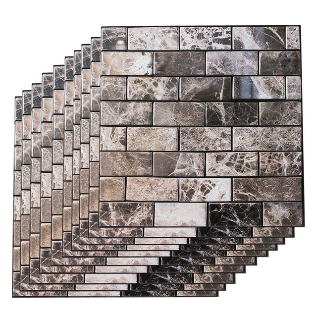 Labymos 3 Dimension Marble Pattern Water-resistant Moistureproof Removable Self Adhesive Wallpaper Peel & Stick PVC