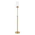 thumbnail image 3 of Henn&Hart 11" Brass Metal/Glass Floor Lamp, 3 of 11