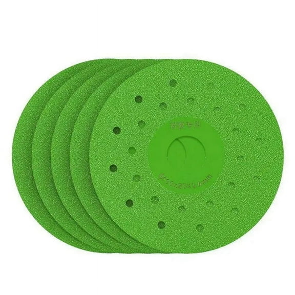 5Pcs 4inch/100mm Super Thin Cutting Disc for Porcelain Glass Tile Marble Diamond Saw Blade Brazed Cut-Off Wheel,5 x Diamond Saw Blade,Green