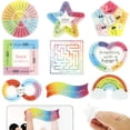 thumbnail image 1 of 45 Pcs Autocollants Sensoriels Anti-Anxiété 9 Styles Autocollants Texturés Calmes Réutilisables Autocollants Tactiles Texturés Rugueux Imperméables Autocollants Adhésifs Anti-Stress pour Adultes Enfants École Classe, 1 of 8