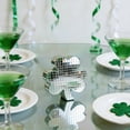 thumbnail image 6 of DAMAI St. Patrick's Day Table Decor Disco Shamrock Tabletop Decorations 4.7" Glitter Shamrock Shaped Decor Disco Mirror Clover Table Centerpiece for St. Patrick's Day Home Decorations, 6 of 6