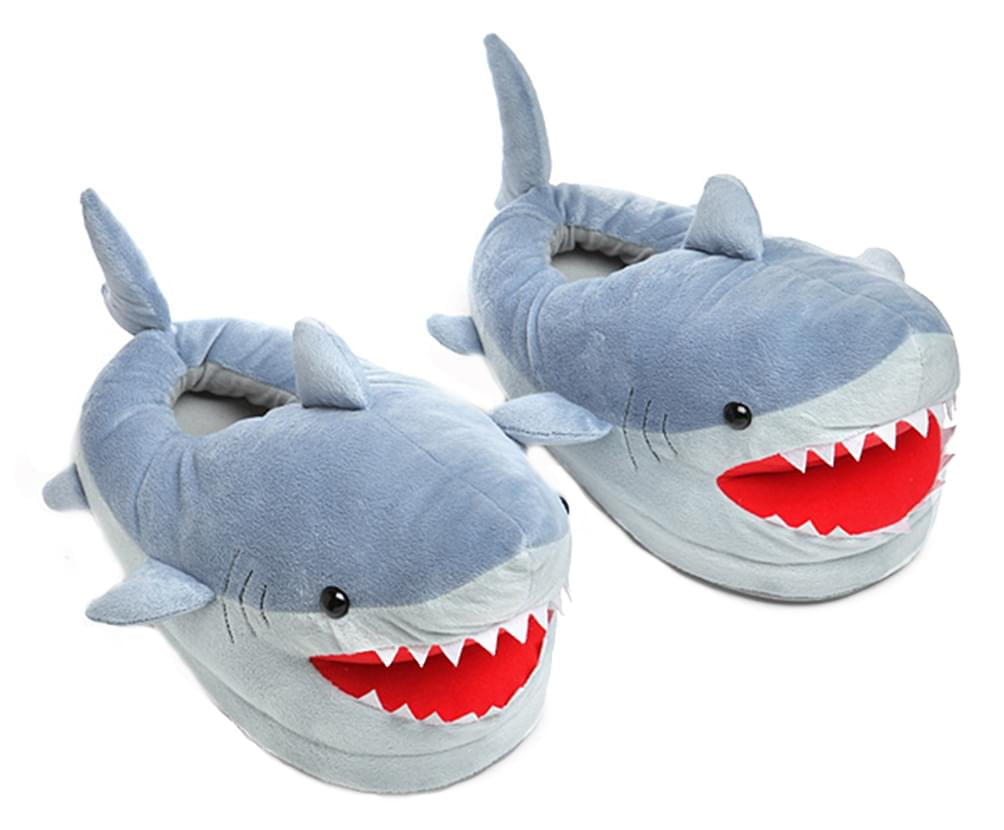 Shark Plush Adult Slippers - Walmart.com