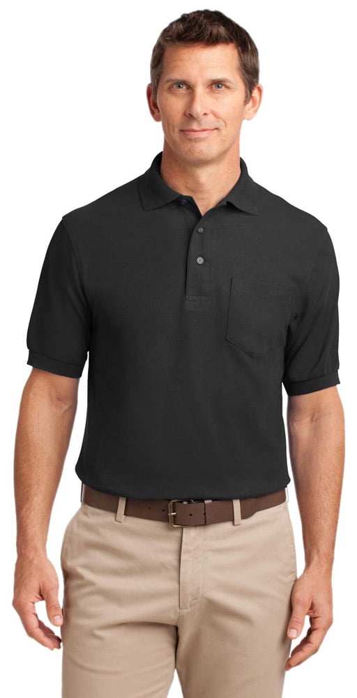 Port Authority - Port Authority K500P Men's Soft Pocket Polo Shirt ...