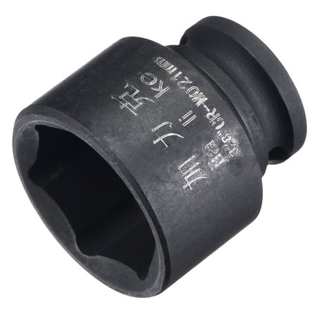 

Uxcell 3/8 Drive by 21mm 6-Point Impact Shallow Socket CR-MO Standard Metric Sizes