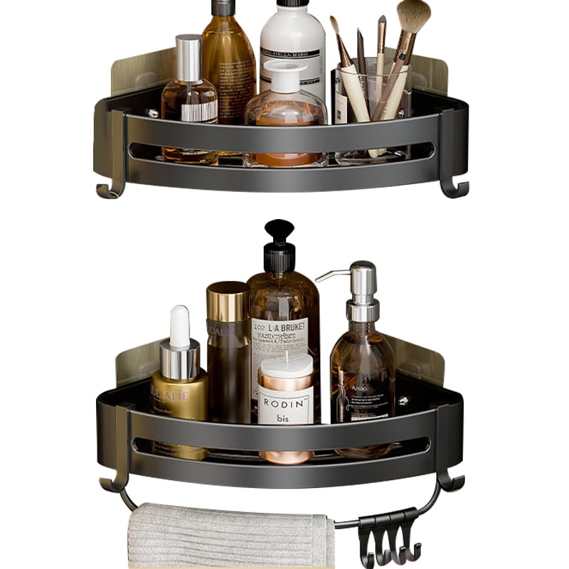 JIGUOOR 2Pack Bathroom Shelves Wall Mounted No Drill Shower Organizer