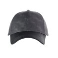 thumbnail image 2 of NYFASHION101 Distressed Look Cotton Blend Precurved Baseball Cap Hat - Black, 2 of 4