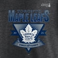 thumbnail image 4 of Men's Fanatics Heather Charcoal Toronto Maple Leafs 2025 Stanley Cup Playoffs Crossbar Tri-Blend T-Shirt, 4 of 4