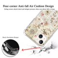 thumbnail image 4 of Vintage Flower Case Compatible with iPhone 13,Unique Art Design TPU Bumper Cover Case, 4 of 5