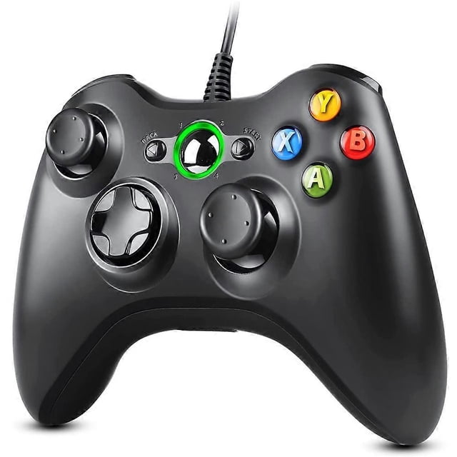 Controller for Xbox 360, Gamepad Joystick with Wired USB Controller for Microsoft Xbox 360 PC Windows 7/8/10/XP