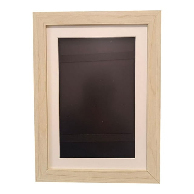 kurtrusly Picture Frame Decorative Elastic Band Rectangular Wall-mounted Replacement Photography Painting Display Frames Natural Color 20.8x29.7cm