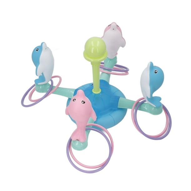 Juguete De Férula De Música Eléctrica, Fácil Instalación Juego De Anillo De Lanzamiento De Delfines Educativo Juguete Seguro Colorido Respetuoso Con El Medio Ambiente Mgaxyff Dolphin Educational Toy