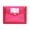 Hot Pink, variant on 1 Pc Yellow Small Expanding File Folder, Accordion Receipt Organizer with Snap Closure & Front Label Slot, 9.84x7.48 Inch Plastic Coupon Bill Holder Wallet