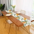 thumbnail image 2 of Yayeee Table Runner 90 inches Long Home Kitchen Dinning Party Decoration, Orange Watercolor Bees, 2 of 7