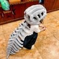 thumbnail image 2 of Spooky Cute Dinosaur Skeleton Plush Costume: Ultra - Realistic Design, Soft Material for Halloween, Cosplay, Themed Parties & Irresistible Fun!, 2 of 5
