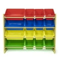 thumbnail image 3 of Humble Crew Storage Organizer with 16 Plastic Bins for Kids & Toddlers, Natural/Primary, 3 of 7