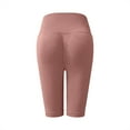 thumbnail image 6 of JIUKE Short Leggings for Women High Waisted Capri Pants Knee Length Yoga Shorts Workout Exercise Summer Shorts, 6 of 7