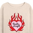thumbnail image 3 of Bratz - Bratz Angel - Flames - Women's Lightweight French Terry Long Sleeve Shirt, 3 of 5