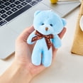 thumbnail image 3 of Plush Bear Keychain, Valentine's Day Keychain Kawaii Stuffed Animals Bag Pendant Plush Keyring Car Keychain Teddy Bears Keychains, 3 of 7