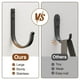 thumbnail image 3 of Ganchos de pared Josmimic para colgar toallas o abrigos, 10 kg, metal, paquete de 5, 3 of 7